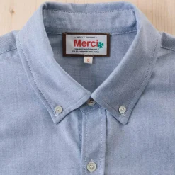 Femme G01 Chemises|Chemises-Merci - Chemise Basile - Bleu