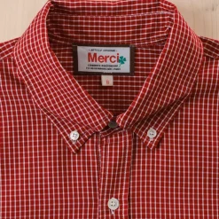 Femme G01 Chemises|Chemises-Merci - Chemise Basile - Carreaux Rouge