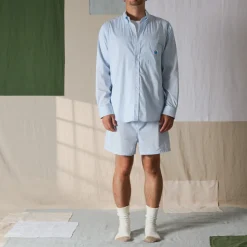 Femme G01 Chemises|Chemises-Merci - Chemise Basile - Carreaux Bleu