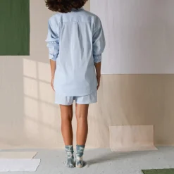 Femme G01 Chemises|Chemises-Merci - Chemise Basile - Carreaux Bleu