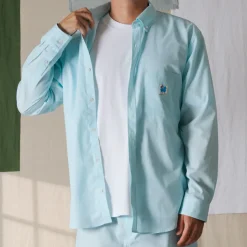 Femme G01 Chemises|Chemises-Merci - Chemise Basile - Turquoise