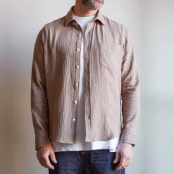 Homme J01 Chemises-Merci - Chemise Gaspard en gaze de coton -