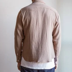 Homme J01 Chemises-Merci - Chemise Gaspard en gaze de coton -