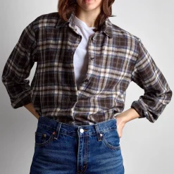 Femme J01 L'esprit Merci|Chemises-Merci - Chemise Greta - Marron