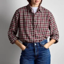 Femme J01 L'esprit Merci|Chemises-Merci - Chemise Greta - Rouge