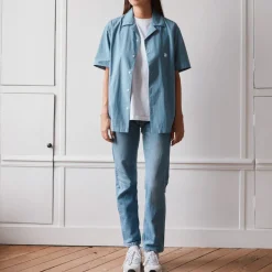 Femme MJ01 Chemises|Pyjamas-Merci - Chemise Noa - Bleu