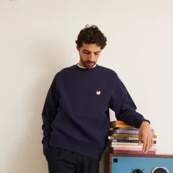 Homme MJ01 Sweats-Merci - Crewneck Charles - Bleu