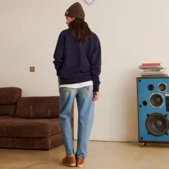 Homme MJ01 Sweats-Merci - Crewneck Charles - Bleu