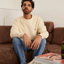 Homme MJ01 Sweats-Merci - Crewneck Charles - Beige