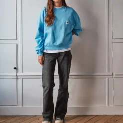 Femme MJ01 Sweats-Merci - Crewneck Emma - Bleu