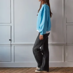 Femme MJ01 Sweats-Merci - Crewneck Emma - Bleu