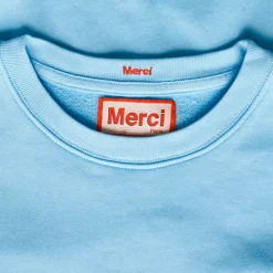 Femme MJ01 Sweats-Merci - Crewneck Emma - Bleu