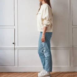 Femme MJ01 Sweats-Merci - Crewneck Emma - Oatmeal