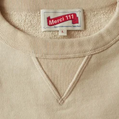 Homme PE01 Sweats-Merci - Crewneck Lucky - Cream