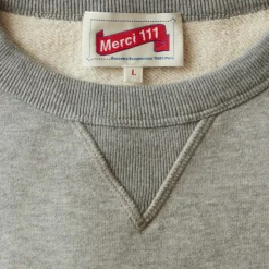 Homme PE01 Sweats-Merci - Crewneck Lucky - Gris