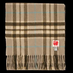 Femme JE01 Maison De Campagne|L'esprit Merci-Merci - Echarpe en cachemire Harry - Carreaux Beige