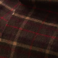 Femme JE01 Maison De Campagne|L'esprit Merci-Merci - Echarpe en cachemire Harry - Carreaux Bordeaux