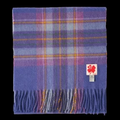 Femme JE01 Maison De Campagne|Foulards & Echarpes-Merci - Echarpe en cachemire Harry - Carreaux Violet