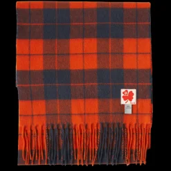 Femme JE01 Maison De Campagne|Foulards & Echarpes-Merci - Echarpe en cachemire Harry - Rouge Tartan