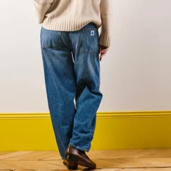 Femme KE01 Jeans|Jeans-Merci - Jeans Carrot Trèfle - Stonewash