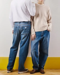 Femme KE01 Jeans|Jeans-Merci - Jeans Carrot Trèfle - Stonewash