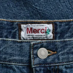 Femme KE01 Jeans|Jeans-Merci - Jeans Droit Trèfle - Stonewash