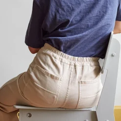 Femme MERCI Pantalons-- Pantalon en coton - Craie