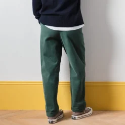 Femme J01 Pantalons-Merci - Pantalon en Coton - Forest