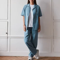 Femme MJ01 Pantalons|Pyjamas-Merci - Pantalon Jacob - Bleu