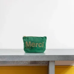 Femme V01 Trousses De Toilette|Pochettes-Merci - Pochette en coton - Vert