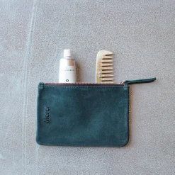 Femme MERCI Trousses De Toilette|Pochettes-- Pochette en daim - Bottle