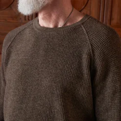 Homme MERCI Maison De Campagne|Mailles-- Pull en laine - Marron