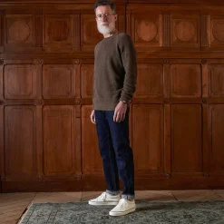 Homme MERCI Maison De Campagne|Mailles-- Pull en laine - Marron