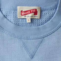 Homme PE01 Sweats-Merci - Pull Léon - Bleu clair