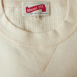 Homme PE01 Sweats-Merci - Pull Léon - Cream