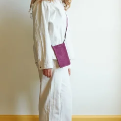 Femme MERCI Sacs À Main-- Sac en daim - Cardinal