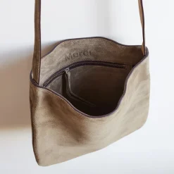 Femme MERCI Sacs À Main-- Sac en daim - Cardinal