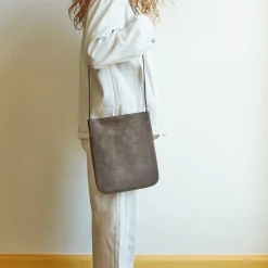 Femme MERCI Sacs À Main-- Sac en daim - Saloon