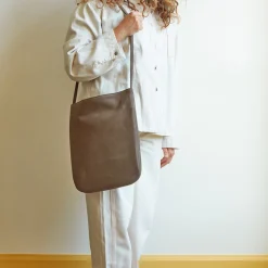 Femme MERCI Sacs À Main-- Sac en daim - Saloon