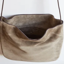 Femme MERCI Sacs À Main-- Sac en daim - Saloon