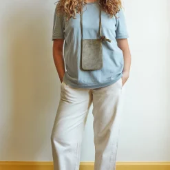 Femme MERCI Sacs À Main-- Sac en daim - Truffle