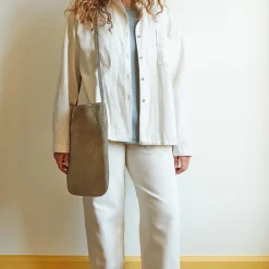 Femme MERCI Sacs À Main-- Sac en daim - Truffle