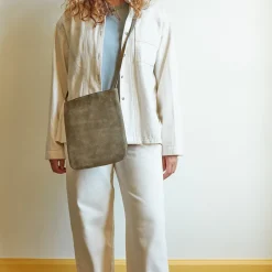 Femme MERCI Sacs À Main-- Sac en daim - Truffle