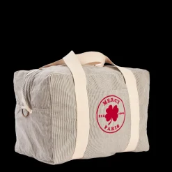 Homme 2102 VJ SOURCING Sacs-Merci - Sac Weekender 2 en canvas - Rayures Bleu