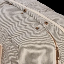 Homme 2102 VJ SOURCING Sacs-Merci - Sac Weekender 2 en canvas - Rayures Bleu