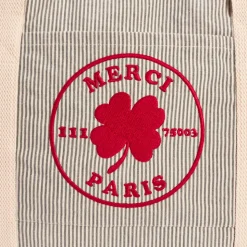 Homme 2102 VJ SOURCING Sacs-Merci - Sac Weekender 2 en canvas - Rayures Bleu