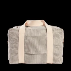 Homme 2102 VJ SOURCING Sacs-Merci - Sac Weekender 2 en canvas - Rayures Bleu