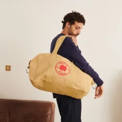 Homme 2103 VJ SOURCING Sacs-Merci - Sac Weekender en canvas - Beige