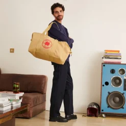 Homme 2103 VJ SOURCING Sacs-Merci - Sac Weekender en canvas - Beige