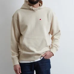 Homme PE01 Sweats-Merci - Sweat à capuche Lucky - Cream